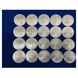 UNC 2007 SILVER AMERICAN EAGLES
