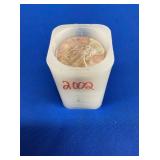 ROLL UNC 2002 SILVER AMERICAN EAGLES