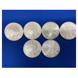 UNC 2006 SILVER AMERICAN EAGLES