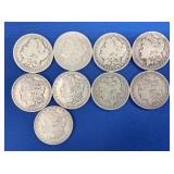 MORGANS 1884,1885,1891,1887,1882O,1889