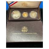 1989 3 COIN PROOF SET