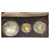 $5 GOLD,SILVER DOLLAR AND HALVE