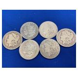 (6) MORGAN SILVER DOLLARS