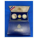 $5 GOLD,SILVER DOLLAR, HALVE