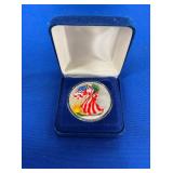 1999 COLORIZED SILVER AMERICAN EAGLE