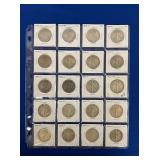 (20) WALKING LIBERTY HALVES 1918-1941