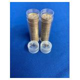 (100) MERCURY DIMES (2 ROLLS)