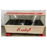 SLANT FRONT CANDY STORE DISPLAY 