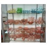 COLLECTION DEPRESSION GLASS 