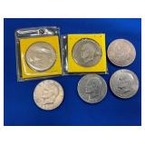 (6) 1971 IKE DOLLARS 