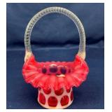 7" FENTON COIN DOT BASKET