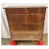 ORIG. BOARD BACK W/ CUT NAILS