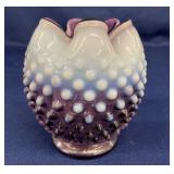 4" FENTON HOBNAIL ROSE BOWL