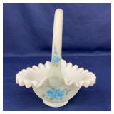 8" FENTON ARTIST SIGNED BASKET