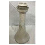 EARLY POTTERY CANDLE STICK