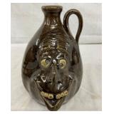 8" MELVIN CROCKER FACE JUG