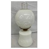 UNUSUAL 17" PARLOR OIL LAMP