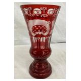 10" EARLY CUT TO CLEAN VASE