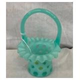 7" FENTON COIN DOT BASKET