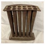 EARLY 11" TIN CANDLE MOLD