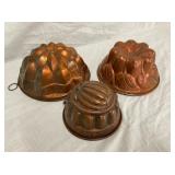 9 1/2-6" COPPER WARE MOLDS