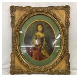 ORNATE VINTAGE PICTURE 27X30