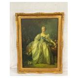 VINTAGE PARLOR PICTURE 27X36