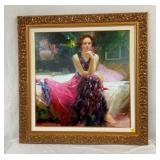 LADY OIL ON CANVAS "VIVIAN"