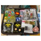 LOT MILITARY PATCHES, BARS, INSIGNIA ETC