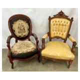 VICTORIAN PARLOR CHAIRS