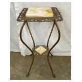 MARBLE TOP FERN STAND