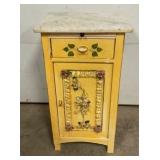 TOIL PAINTED ONE DRAWER CABINET