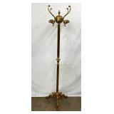 VINTAGE BRASS HAT RACK