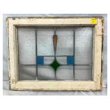 STAINED GLASS WINDOW 23X18