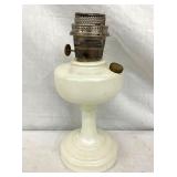 WHITE ALADDIN OIL LAMP