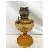 AMBER ALADDIN OIL LAMP