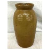 1G. POTTERY STORAGE JAR W/ LID