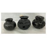 3-3 1/2" NATIVE AMERICANA POTTERY VASES