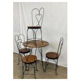 5PC. ICE CREAM PARLOR TABLE SET