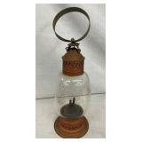 RARE COMPLETE WHALES OIL LANTERN