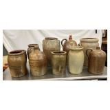 COLLECTION NC SALT GLAZE POTTERY 