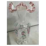 7 1/2" FENTON ARTIST SIGNED VASE