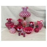 LARGE COLLECTION FENTON CARNIVAL GLASS