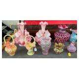 LARGE FENTON GLASS COLLECTION 