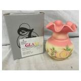 7" FENTON BERMESE ARTIST SIGNED VASE