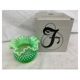 5" FENTON HOBNAIL BOWL W/ ORIG.BOX