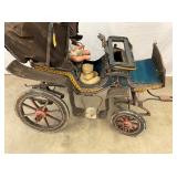 VINTAGE WITH WOODEN SPOKE WHEELS