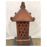 TERACOTTA GARDEN LANTERN 19X46