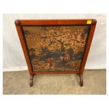 VINTAGE TAPESTRY FIRE SCREEN 23X28