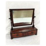 MAH. SHAVING STAND W/ DRAWERS